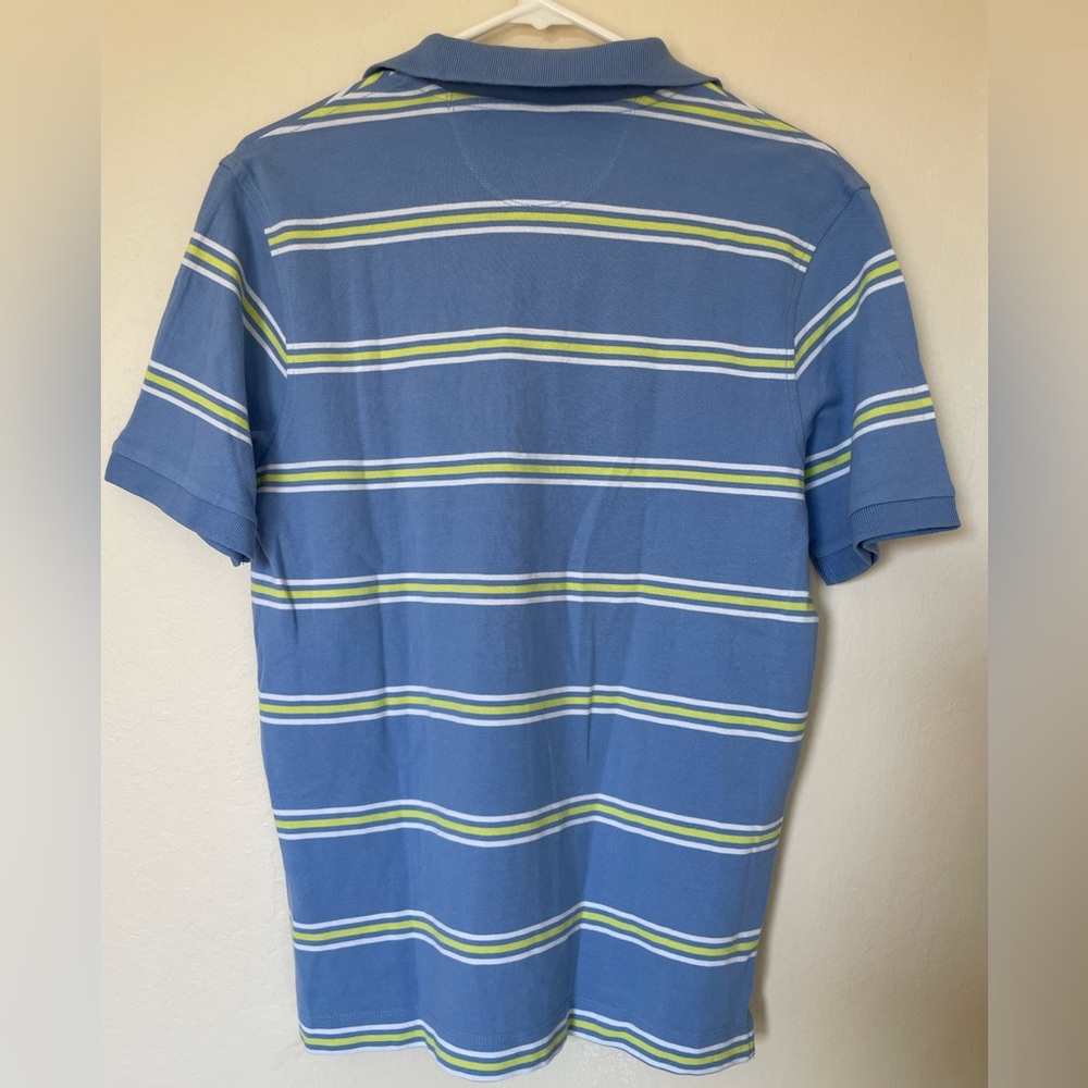 Murphy & NYE Nautica Striped Blue Polo Shirt 100% Cotton - Picture 9 of 12